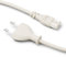 Pedestal Câble d'alimentation 7,5 m (beige) - Câble d'alimentation 2 broches - Câble TV compatible avec Playstation et Xbox - Câble d'alimentation européen pour appareils froids - Câble TV avec prise