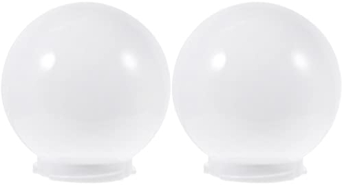 Uonlytech 2er Set Kugellampenschirme Aus Acryl Deckenleuchte Kugellampenschirm Decke Wandlampenzubehör