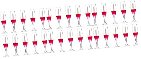 FRCOLOR 30pcs Wine Bottle Lip Gloss Bottles Fashion Lip Gloss Tint Organizers for Compact Storage