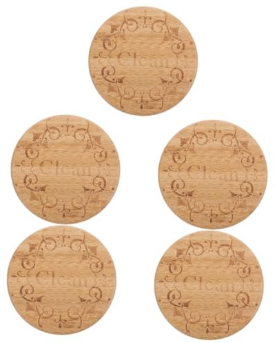 BESTonZON 5stücke Spülmaschine Clean Dirty Magnet Doppelseitiger Indikator Für Geschirrspüler Praktisches Küchenaccessoire Für Sauberkeit Für Haushalt Büro Küche Einfache Handhabung