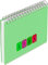 Herlitz Schreibtischkalender Mini Protect 2024 (Grün)