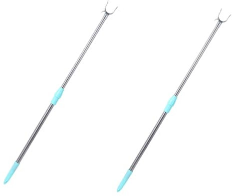 CAXUSD 2stücke Einstellbare Wäscheleine Für Balkon Robuste Ausziehbare Kleiderstange Für Einfaches Aufhängen Von Kleidung Für Außenbereich Und Täglichen Gebrauch