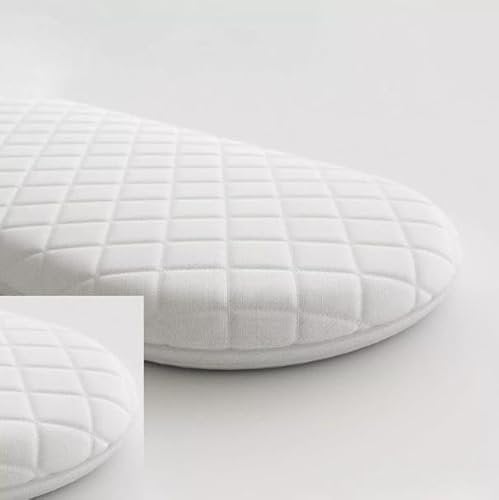 Extra Thick Moses Basket Mattress | Comfy Classic Foam for Mother Nurture Pram Baskets | Premium Baby Support 65cm x 28cm x 4cm