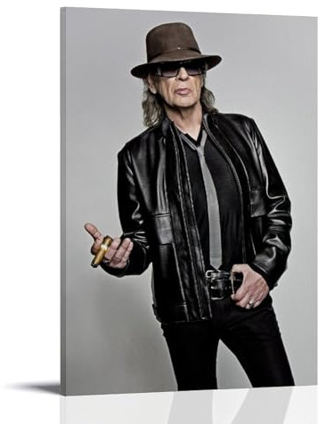 YUYUMEGDE Udo Lindenberg Poster Dekorative Malerei Leinwand Wandkunst Wohnzimmer Poster Schlafzimmer Malerei,Wandkunst Bilddruck Moderne Familienzimmer Dekor 08x12inch(20x30cm)