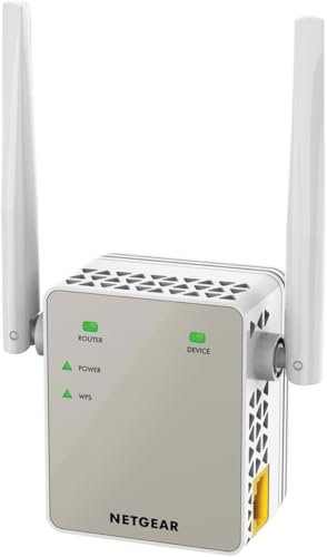 Replacement for Original NETGEAR WiFi Booster Range Extender | WiFi Repeater Internet Booster | Covers up to 1200 sq ft and 20 devices | AC1200 (EX6120)