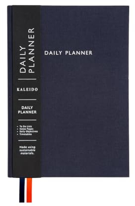 Ohh Deer To Do List Notebook | Notebook & Undated Daily Planner | Hourly Schedule Planner | Productivity Planner, Work Planner & Organiser Notebook | Off Black