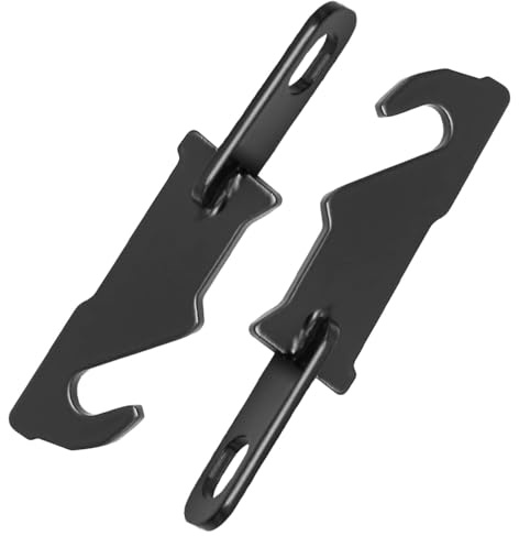 Kacepar Car Door Hinges Latches Vent Extender Metal Black Compatible with Polaris RZR XP 1000 / XP 4 1000 XP 4 Turbo 2016-2021 S 2019-2020