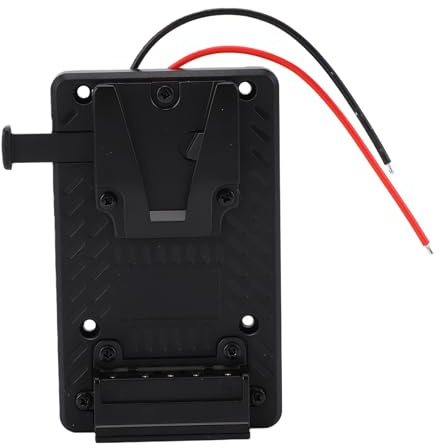Sxhlseller Universelle V Mount Batterieplatte, ABS Zinklegierung mit Mehreren DC D Tap Anschlüssen und USB Ausgang, für Kamera LED Licht BMPCC 4K 6K DSLR Dummy Batterie Smartphone