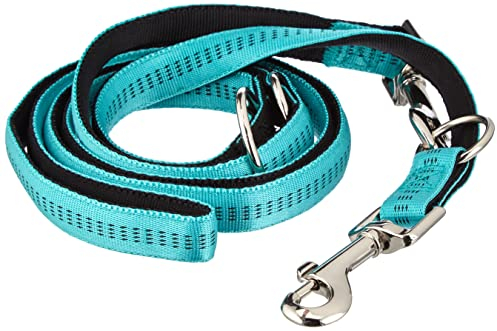 Nobby Führleine Soft Grip, türkis, M-L, L: 200 cm, B: 20 mm