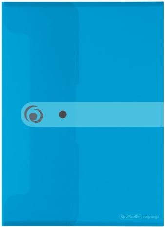 Herlitz 11206687 Dokumententasche 6er Pack PP A4 transparent blau