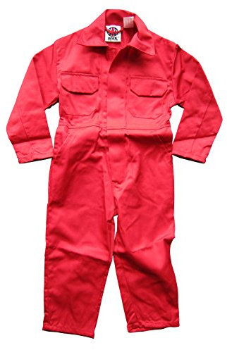 WWK Kids Boilersuits - Red - 32”