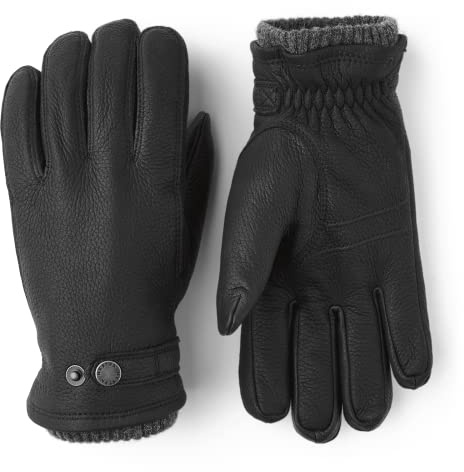 Hestra Utsjö Lederhandschuhe Handschuhe Fingerhandschuhe Herren - mit Futter Herbst-Winter Winter
