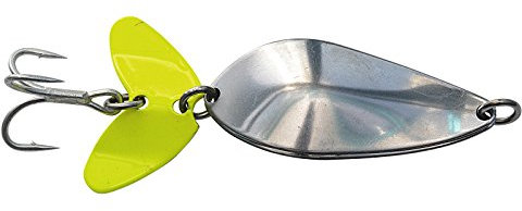 Black Cat Hitman Twin Blinker, Welsblinker, Spinnfischen auf Wels, Spinnangeln, Wallerblinker, Gewicht:80g, Farbe:Silver