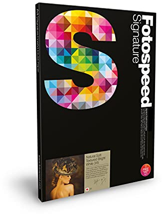 Fotospeed Natural Soft Textured Bright White Fine Art A3 Matt Paper 315gsm - 25 Sheets