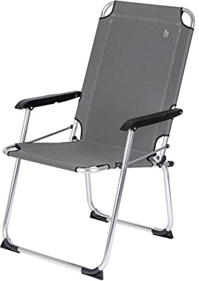 Bo-Camp Alu Campingstuhl Copa Rio Comfort Klapp Stuhl Sessel Garten Stuhl Angel beige