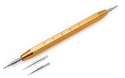 BARTON WATCH BANDS Federsteg-Werkzeug-Set – zum Entfernen von Uhrengliedern, Ersatzband und Stiftentfernung; Edelstahl-Federsteg-Werkzeug, Armband-Werkzeug und Armbandentfernungswerkzeug, Edelstahl