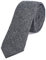 DonDon Herren Krawatte 6 cm Baumwolle schwarz-grau gepunktet