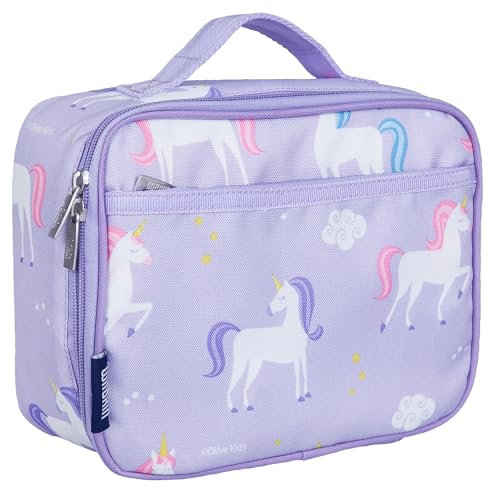 Wildkin W33803 Lunchbox, Polyester, Unicorns
