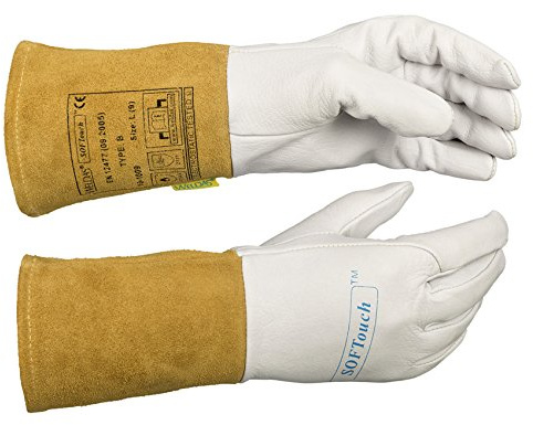 WELDAS SOFTouch, WIG Schweißhandschuhe 10-1009, leicht, sehr weich, alle Größen