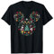 Disney Mickey & Friends Ohren mit Weihnachtssymbole Kurzarm T-Shirt
