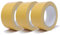 gws 3 Rollen Doppelseitiges Verlegeband, Stark klebend für Teppich und PVC, Profi-Qualität, je Rolle 25 m x 50 mm
