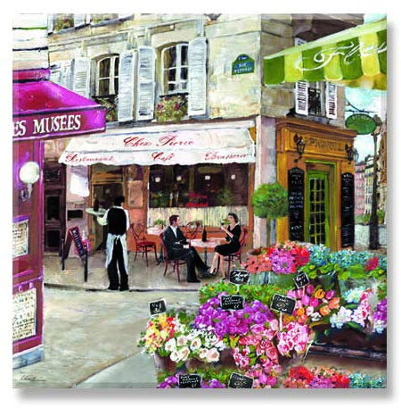 20 Servietten Ein Tag in Paris | Frankreich | Stadt | Tischdeko 33x33cm