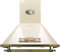 Kaiser Empire cappa aspirante a parete 60 cm/Avorio – Empire/manico – bronzo/motore potente 910 m³/h/ESSE/retrò/incl. Filtro a carbone attivo/scarico aria convezione