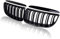 Nieren Doppelsteg Sport Kühlergrill Glanz Schwarz, E90 E91, 05-08