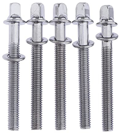 sharprepublic 5pcs NEW 45/55/65/75mm Drum Tension Rods for Tom Drum Build Accs - 65mm