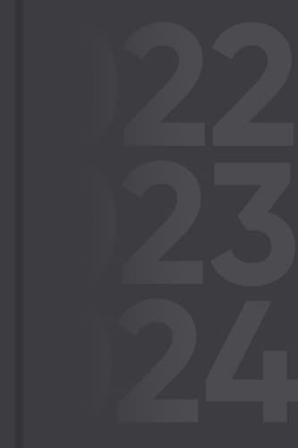 Kalender für 3 Jahre, 2022 - 2024 - Wochenplaner: Wochenkalender und Planer für drei Jahre, 36 Monate (2022, 2023, 2024), ca. A5, schwarz