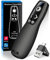 Télécommande 2 en 1 USB de type C pour présentation PowerPoint, Powerpoint Clicker avec Hyperlink et contrôle du volume PowerPoint Slide Advancer pour Mac, ordinateur, ordinateur portable