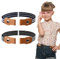 2 Stück Elastischer Gürtel kinder, Schnallenfreier Gürtel für Jungen Mädchen, Einstellbar Gürtel Kinder Ohne Schnalle für Jeans Hosen Kleid