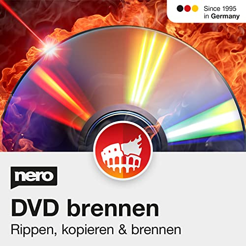 Nero DVD Brennen und DVD Kopieren | Nero Burning ROM 2025 | Brennprogramm | CD Brenner Software | Brennen - Kopieren - Sichern | Unlimitierte Lizenz | 1 PC | Windows 11 / 10 / 8 / 7