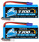 Yowoo 6S Lipo Batteria 3300mAh 22.2V 150C RC Grafene Batteria con connettore EC5 per RC Aereo Elicottero RC Camion Tank Drone Racing Hobby (2 Pack)