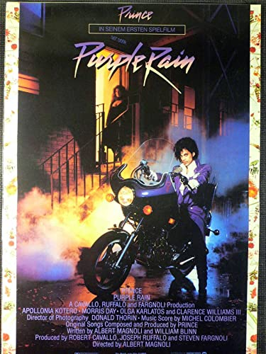 Purple Rain - Prince - Apollonia Kotero - Filmposter A3 29x42cm gerollt