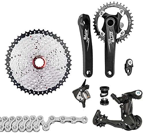 1x10 Speed MTB Umwerfer Shifter Groupset Bike Kurbelgarnitur 11-50T Kassette Schwungrad 10 Speed Kette für MTB Mountainbike