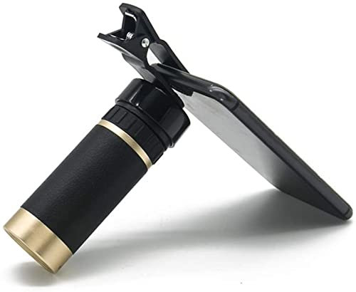 Monoculaire de télescope, monoculaire d'appareil-photo de téléphone portable, le film vert HD est monoculaire petit et portable pour les événements sportifs, les concerts, le camping, les cadeaux