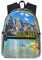 VACSAX Banff National Park Reiserucksack Reiserucksack Leichter Laptop-Rucksack Casual Daypack, Schwarz , One size