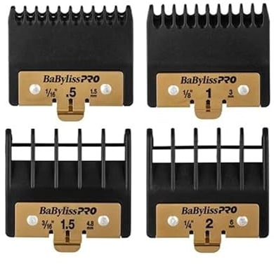 BaByliss PRO 4Artists Premium Skeleton Guards Schwarz 4st