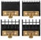 BaByliss PRO 4Artists Premium Skeleton Guards Schwarz 4st