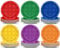Naozinebi Building Blocks Party Plates, 72 Pcs Disposable Paper Plates, Colorful Dinnerware for Kids Birthday, Baby Shower Decorations