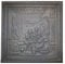 Placa de hierro fundido para chimenea decoración TavERNA 38 × 38 H H 1 cm DS