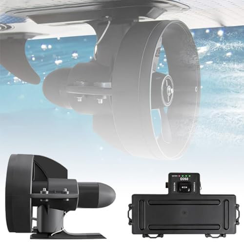 GYQSSD ELektrische Motorikflossen -Surfbrett, 12 -V -Thruster Elektrische Surfbrettflossen Propeller einstellbare Geschwindigkeit, Düsenantriebs -Surfboard -Kit, Stand Up Board Paddle Board Flos