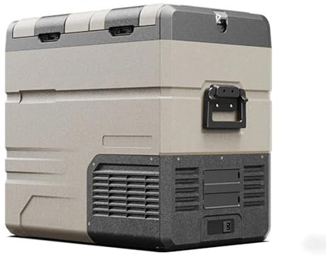 Car Refrigerator, Portable Fridge Double Door 110-220V Home Use Cooler Freezer, 12V / 24V Outdoor Camping Trave,55L