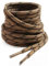 VSUDO Lacci per Stivali Marroni 100 cm, Lacci per Stivali da Trekking, Lacci Resistenti per Stivali da Lavoro, Lacci Solidi per Stivali da Escursionismo (1 Paio-Marrone con Punto Nero-100cm)