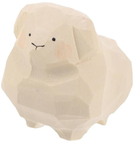 Cabilock Miniatur Schaf Figurine Handgefertigte Tierstatue Für Feengarten Und -landschaften Kunsthandwerk Für Kreative Dekoration