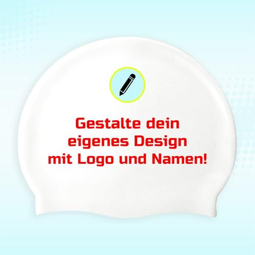 Tyron Silikon Badekappe (weiß - S)