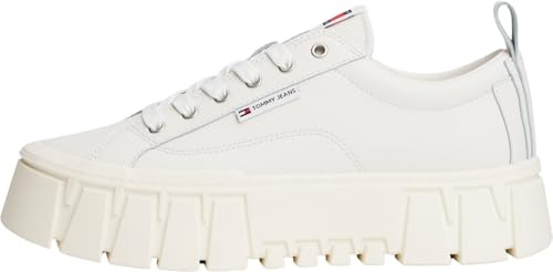 Tommy Jeans Damen Tjw Vulc Flatform Leather En0en03008Low Top
