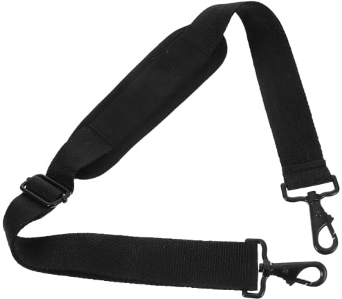 Verstellbarer Geigenhalter Schultergurt für Saxophon und Erhu, Schwarz | Gepolsterter Tragegurt aus Polyester und Kunststoff, 60-109cm Längenverstellbar, Leicht und Tragbar