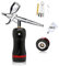 Pistolet à Peinture, Mini aérographe professionnel avec balance de compresseur Modèles pompe à air pompe de bronzage sans soleil piston piston piston tatouage tatouage outil pneumatique(Part D Black)